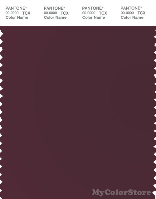 PANTONE SMART 19-2118X Color Swatch Card, Winetasting