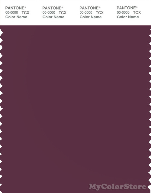 PANTONE SMART 19-2315X Color Swatch Card, Grape Wine