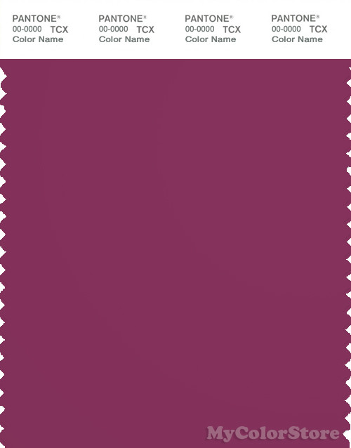 PANTONE SMART 19-2431X Color Swatch Card, Boysenberry