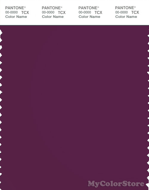 PANTONE SMART 19-2524X Color Swatch Card, Dark Purple