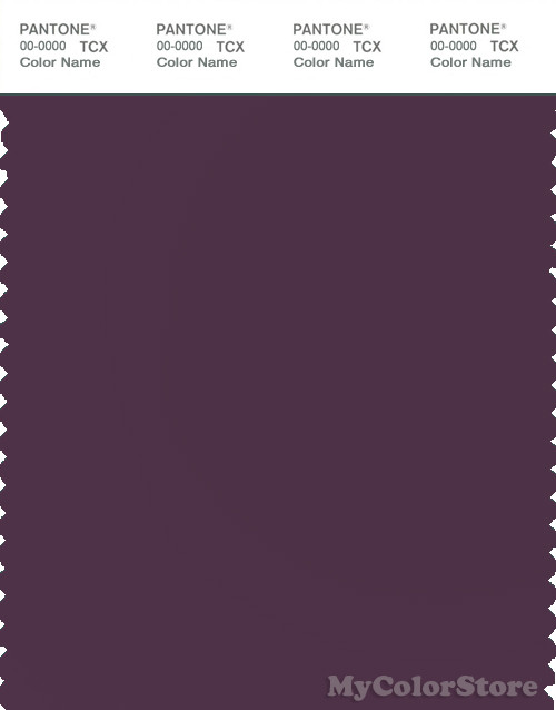 PANTONE SMART 19-2816X Color Swatch Card, Blackberry Wine