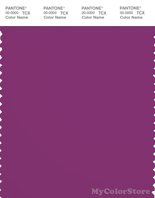 PANTONE SMART 19-2924X Color Swatch Card, Hollyhock