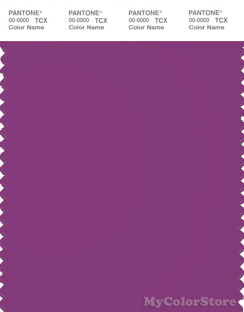 PANTONE SMART 19-3138X Color Swatch Card, Byzantium