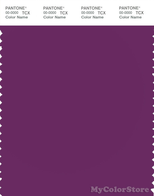 PANTONE SMART 19-3230X Color Swatch Card, Grape Juice
