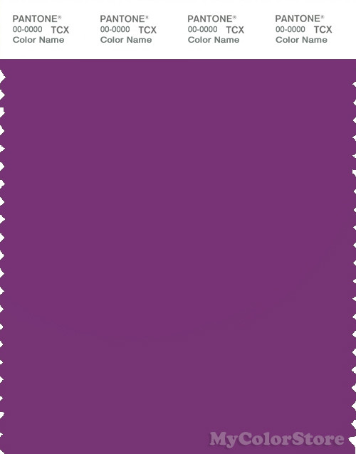 PANTONE SMART 19-3336X Color Swatch Card, Sparkling Grape