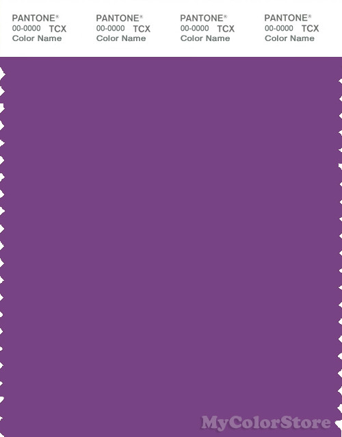 PANTONE SMART 19-3424X Color Swatch Card, Sunset Purple