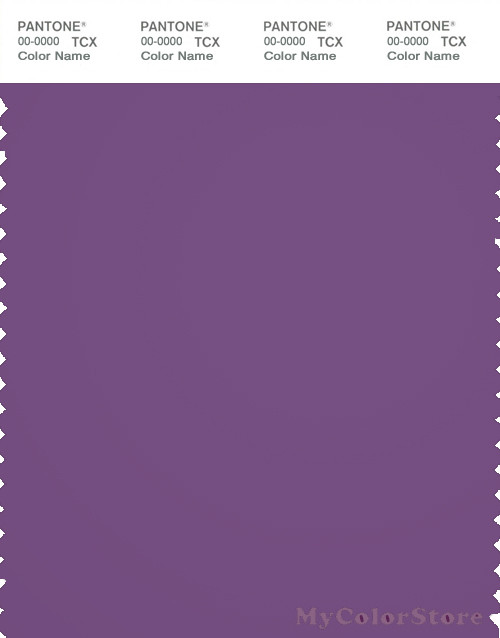 PANTONE SMART 19-3526X Color Swatch Card, Meadow Violet