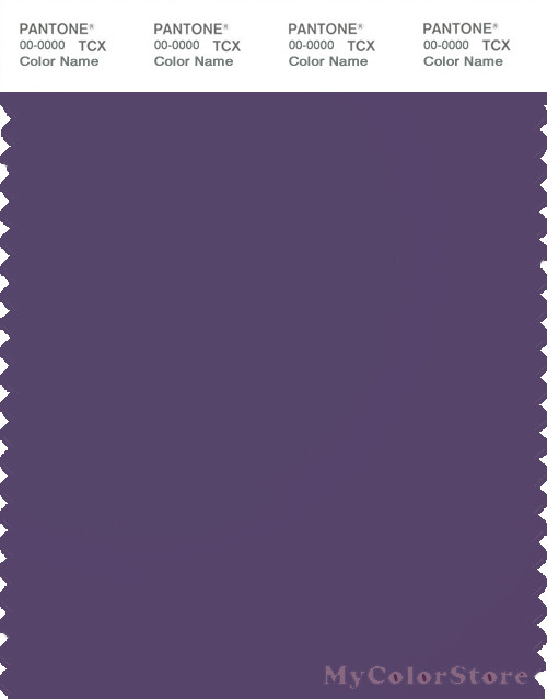 PANTONE SMART 19-3620X Color Swatch Card, Purple Reign