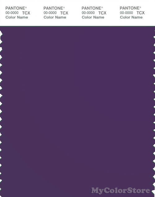 PANTONE SMART 19-3628X Color Swatch Card, Acai
