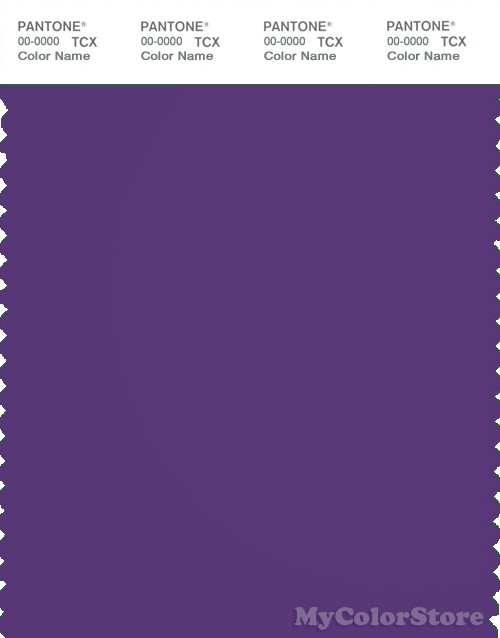 PANTONE SMART 19-3638X Color Swatch Card, Tillandsia Purple