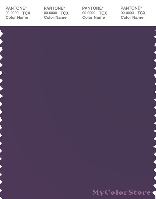 PANTONE SMART 19-3716X Color Swatch Card, Purple Plumeria