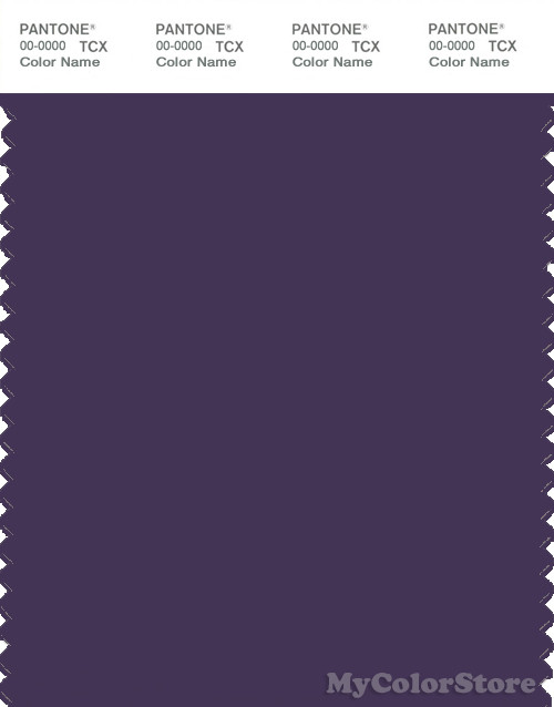 PANTONE SMART 19-3728X Color Swatch Card, Grape