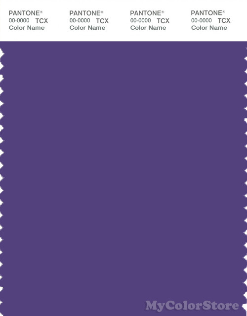 PANTONE SMART 19-3748X Color Swatch Card, Prism Violet