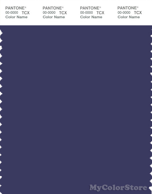 PANTONE SMART 19-3839X Color Swatch Card, Blue Ribbon