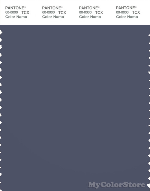 PANTONE SMART 19-3919X Color Swatch Card, Nightshadow Blue