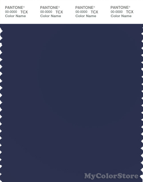 PANTONE SMART 19-3933X Color Swatch Card, Medieval Blue