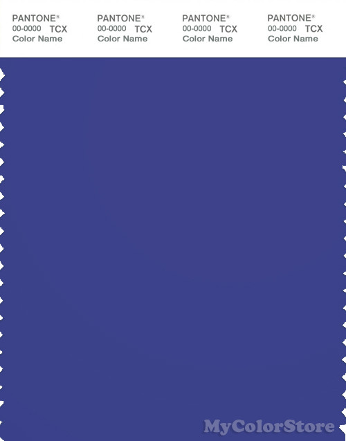 PANTONE SMART 19-3955X Color Swatch Card, Royal Blue
