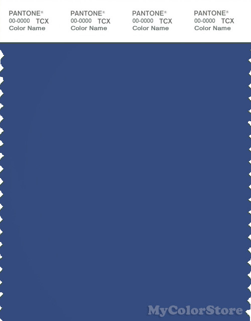 PANTONE SMART 19-3964X Color Swatch Card, Monaco Blue