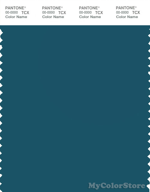 PANTONE SMART 19-4526X Color Swatch Card, Blue Coral