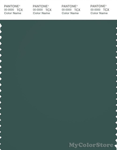 PANTONE SMART 19-5408X Color Swatch Card, Bistro Green