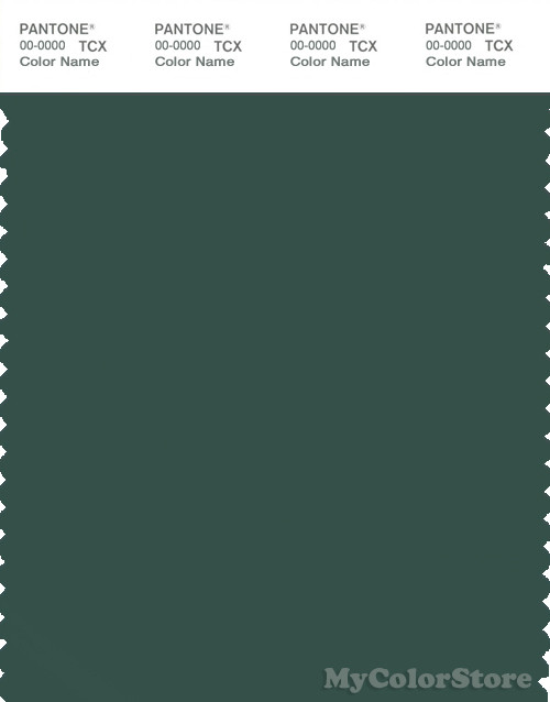 PANTONE SMART 19-5411X Color Swatch Card, Trekking Green