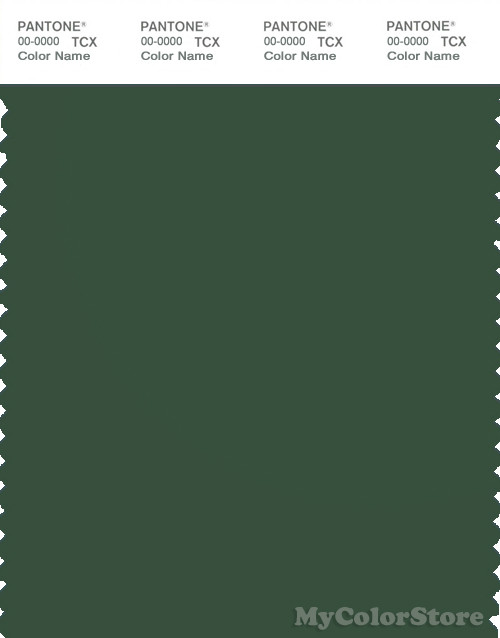 PANTONE SMART 19-6311X Color Swatch Card, Greener Pastures