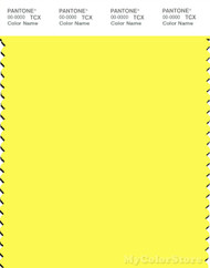 PANTONE SMART 12-0645TN Color Swatch Card, Lemon Tonic