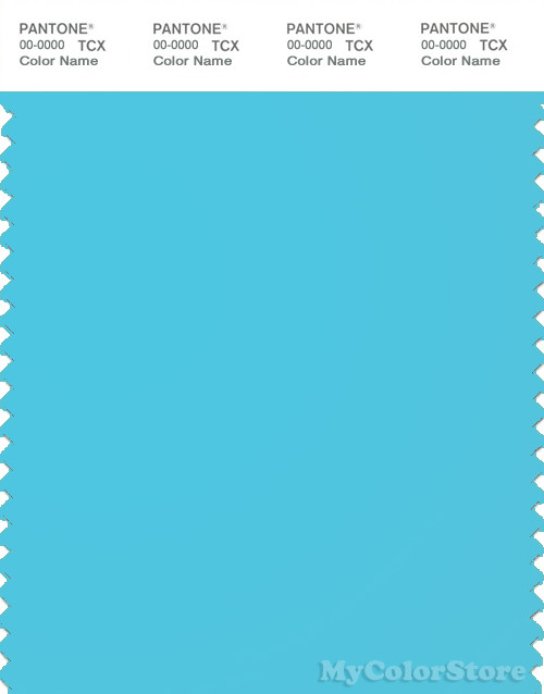 PANTONE SMART 14-4530TN Color Swatch Card, Bluefish