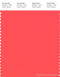 PANTONE SMART 15-1456TN Color Swatch Card, Fiery Coral