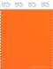 PANTONE SMART 15-1460TN Color Swatch Card, Orange Clown Fish