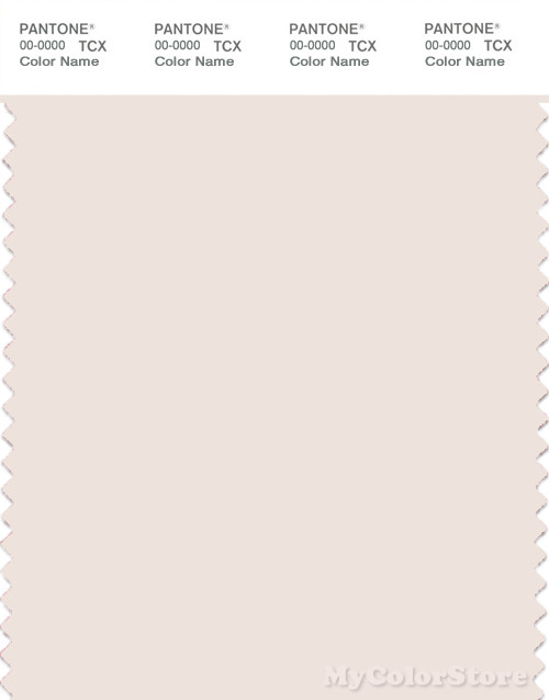 PANTONE SMART 11-1005X Color Swatch Card, Bridal Blush