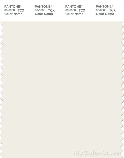 PANTONE SMART 11-4300X Color Swatch Card, Marshmallow