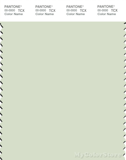 PANTONE SMART 12-0108X Color Swatch Card, Canary Green