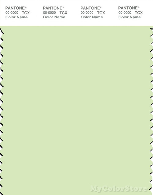PANTONE SMART 12-0312X Color Swatch Card, Lime Cream
