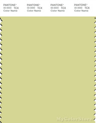 PANTONE SMART 12-0426X Color Swatch Card, Mellow Green