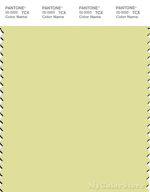 PANTONE SMART 12-0524X Color Swatch Card, Citron