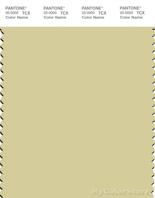 PANTONE SMART 12-0619X Color Swatch Card, Dusty Yellow