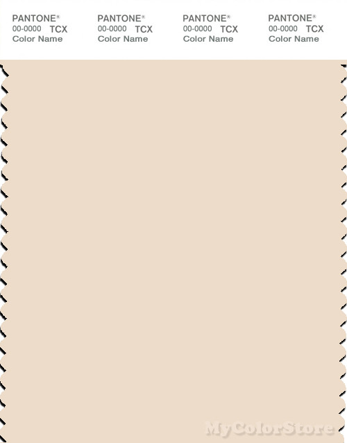 PANTONE SMART 12-0704X Color Swatch Card, White Smoke