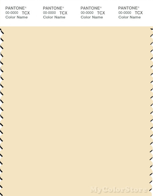 PANTONE SMART 12-0713X Color Swatch Card, Almond Oil