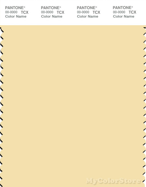 PANTONE SMART 12-0715X Color Swatch Card, Double Cream