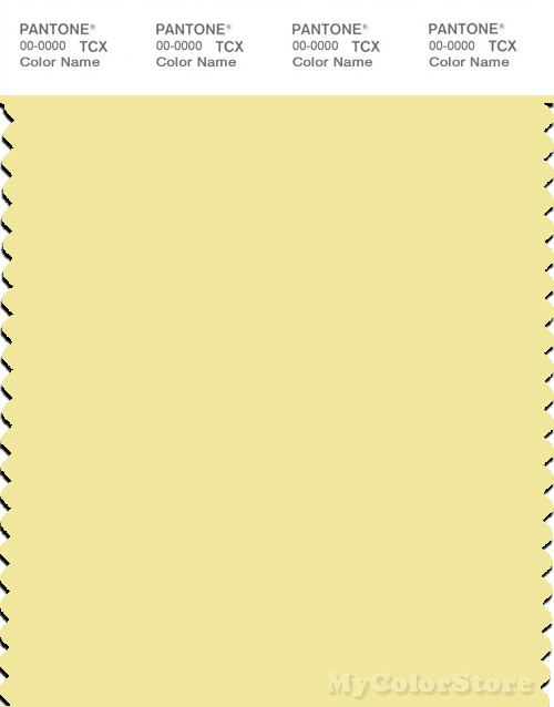 Pantone Smart 12 0721 Tcx Color Swatch Card Pantone Lemonade