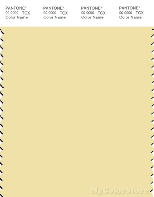 PANTONE SMART 12-0722X Color Swatch Card, French Vanilla