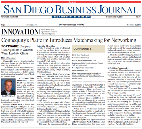 San Diego Business Journal  (US) - 52 iss/yr (To US Only)