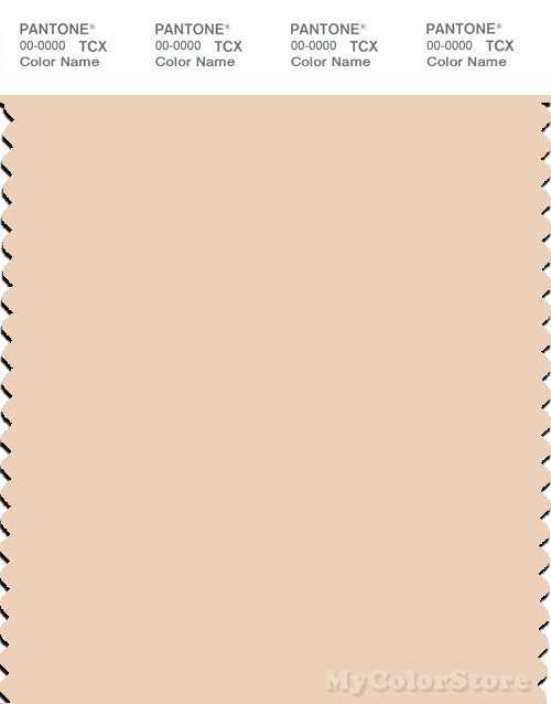 PANTONE SMART 12-0807X Color Swatch Card, Sun Kiss