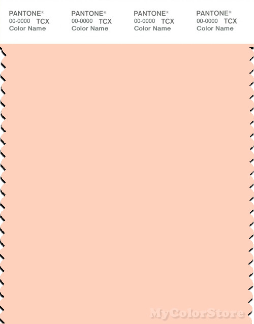PANTONE SMART 12-0915X Color Swatch Card, Pale Peach