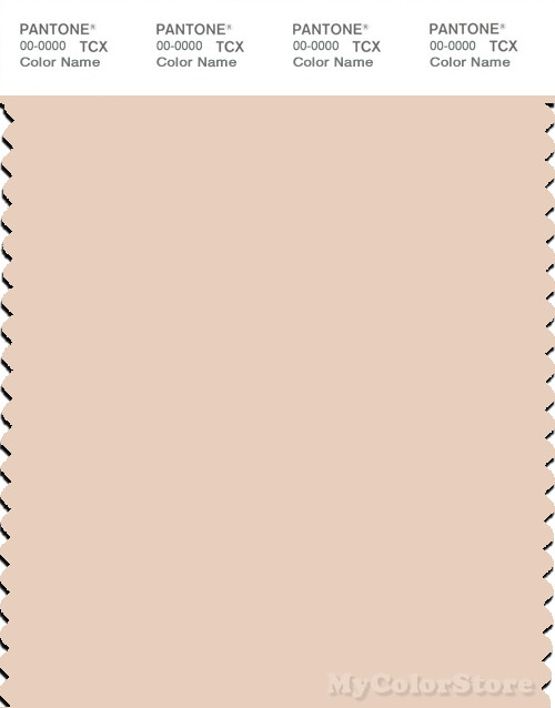 PANTONE SMART 12-1005X Color Swatch Card, Novelle Peach