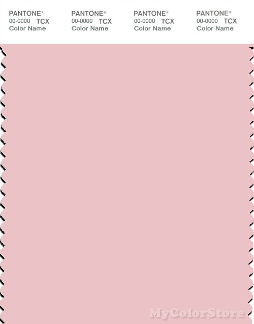PANTONE SMART 12-1708X Color Swatch Card, Crystal Rose