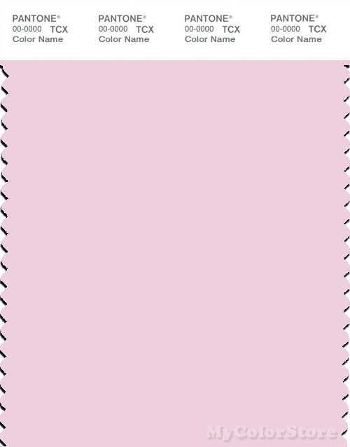 PANTONE SMART 12-2905X Color Swatch Card, Cradle Pink