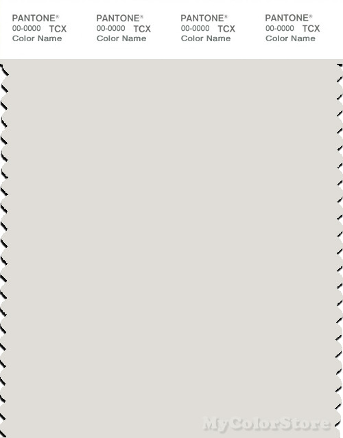 PANTONE SMART 12-4302X Color Swatch Card, Vaporous Gray