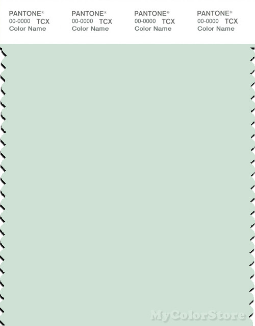 PANTONE SMART 12-5504X Color Swatch Card, Light Blue Green